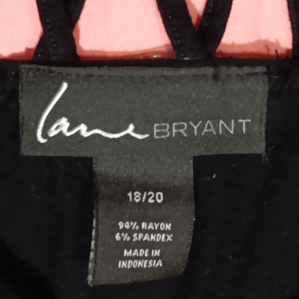 Lane Bryant Slinky Sexy Black Maxi Dress Sz 18/20 - Picture 5 of 9